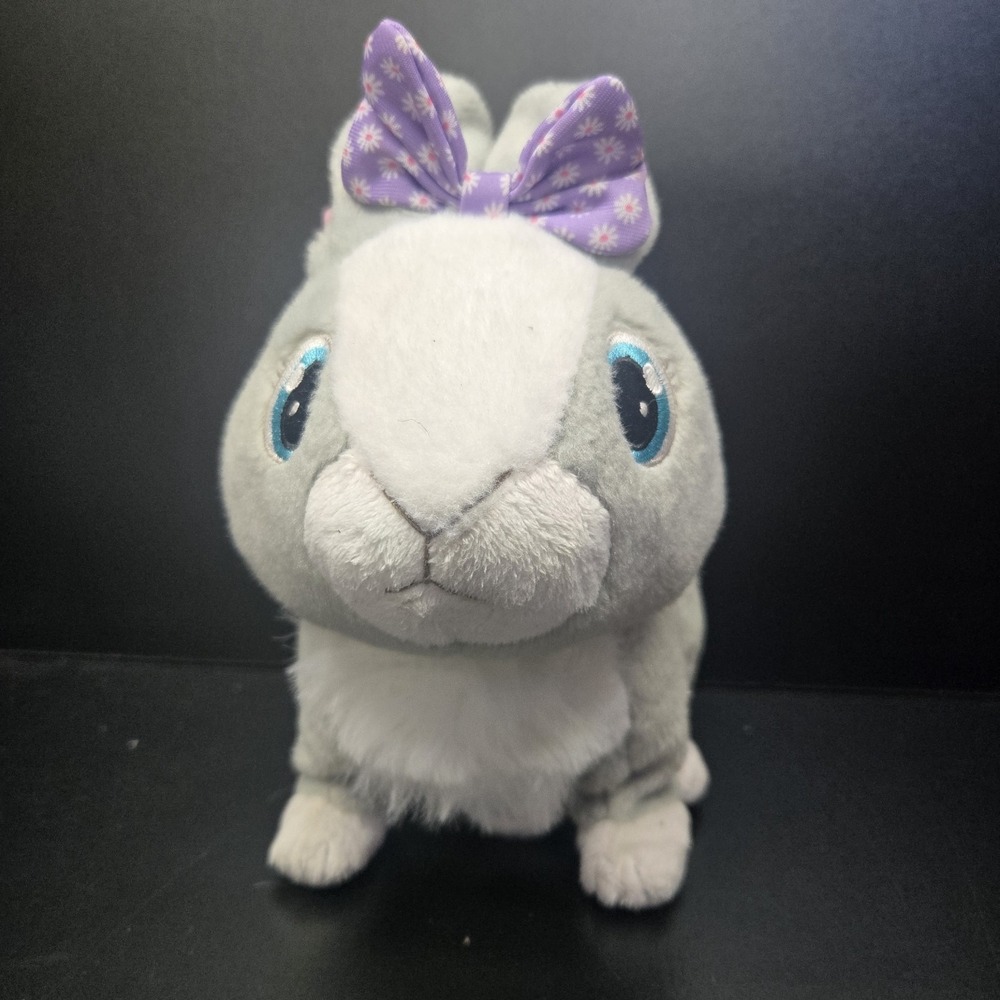 Bunny Rabbit Toy IMC Toys Club Petz Betsy Plush‎ Rabbit Works Hops Speaks TESTED
